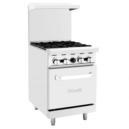 Stainless Steel 4 Ranges Gas Cooker on Gas Oven