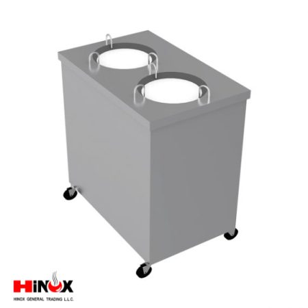 Plate Dispenser - Double Heated Model: EMP.TO.1826-I-2